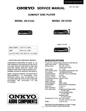 Onkyo DX-C120 Service Manual