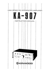 Kenwood KA-907 Instruction Manual