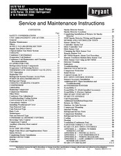Bryant 547KJ06A Service And Maintenance Instructions
