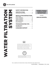GE GX1S50R Owner's Manual & Installation Instructions