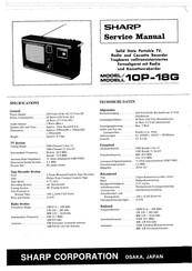 Sharp 10P-18G Service Manual