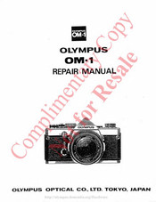 Olympus WINDER OM-1 Repair Manual