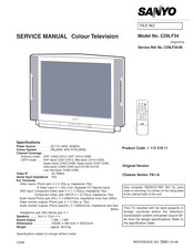 Sanyo C29LF34 Service Manual