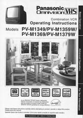 Panasonic Omnivision PV-M1349 Operating Instructions Manual