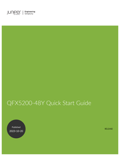 Juniper QFX5200-48Y Quick Start Manual