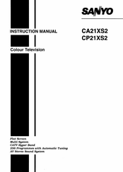 Sanyo CA21XS2 Instruction Manual