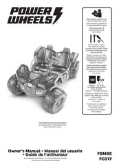 Mattel Power Wheels FCD17 Owner's Manual
