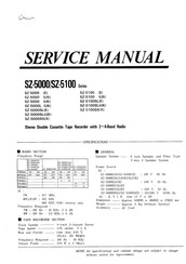 Crown SZ-5100 Service Manual