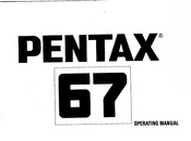 Pentax 67 Magnifier Operating Manual