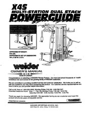 Weider X42 Owner's Manual