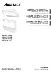 Fujitsu AIRSTAGE ABUA14TLAV2 Installation Manual