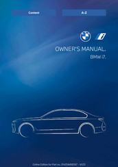BMW i7 Owner's Manual