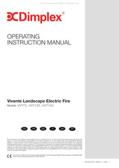 Dimplex Vivente VVT775 Operating Instructions Manual