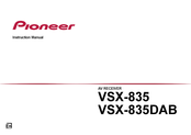 Pioneer VSX-835 Instruction Manual