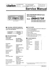 Clarion DRB4375R Service Manual