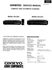Onkyo DX-C101 Service Manual