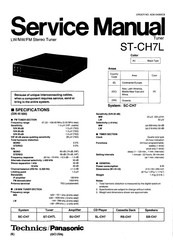 Panasonic ST-CH7L Service Manual