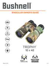 Bushnell BONE COLLECTOR REALTREE EDGE TROPHY 10 x 42 Owner's Manual