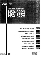Aiwa NSX-S226 Operating Instructions Manual