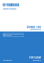 Yamaha ZUMA 125 2020 Owner's Manual