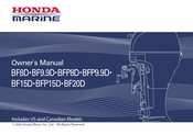 Honda Marine BFP15D Owner's Manual