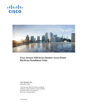 Cisco Aironet AIR-AP1542I-L-K9 Hardware Installation Manual