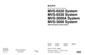 Sony MVS-6530 Startup Manual