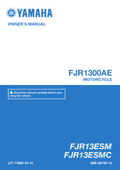 Yamaha FJR13ESM 2020 Owner's Manual