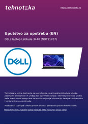 Dell NOT21707 Setup And Specifications