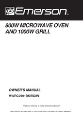 Emerson MWRG0901RD Owner's Manual