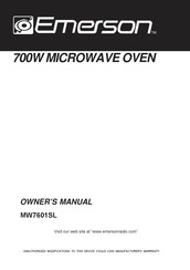 Emerson MW7601SL Owner's Manual