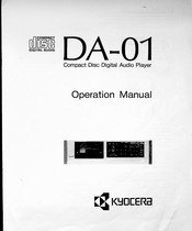 Kyocera DA-01 Operation Manual