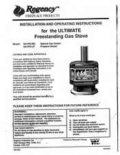 Regency ULTIMATE U41FS-NG Installation And Operating Instructions Manual