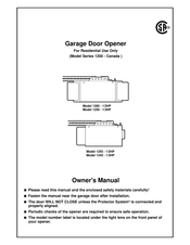 Chamberlain 1250 Owner's Manual