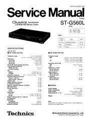 Technics ST-G560L Service Manual