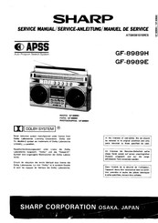 Sharp GF-8989E Service Manual