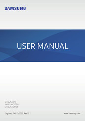Samsung SM-A256E/N User Manual