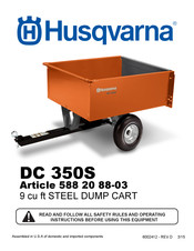 Husqvarna 588 20 88-03 Assembly Instructions Manual