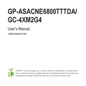 Gigabyte GP-ASACNE6800TTTDA User Manual