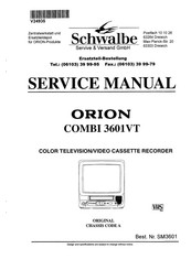 Orion COMBI 3601VT Service Manual
