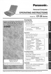 Panasonic Toughbook CF-28MCFAZEM Operating Instructions Manual