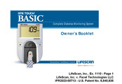 Lifescan ONE TOUCH Profile Owner's Booklet