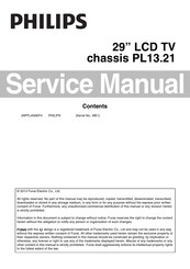 Philips 29PFL4508/F4 Service Manual