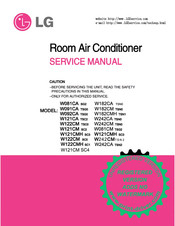 LG W182CA Service Manual