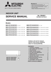 Mitsubishi Electric MSZ-EF18VGW-E1 Service Manual