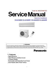 Panasonic CS-A182KR Service Manual