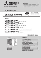 Mitsubishi Electric MXZ-2HA40VF2-E1 Service Manual