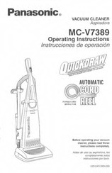 Panasonic Quickdraw MC-V7389 Operating Instructions Manual