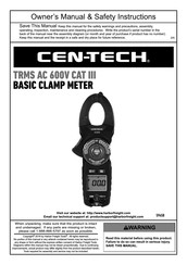 CEN-TECH 59458 Owner's Manual