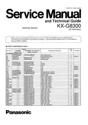 Panasonic KX-G8300 Service Manual And Technical Manual